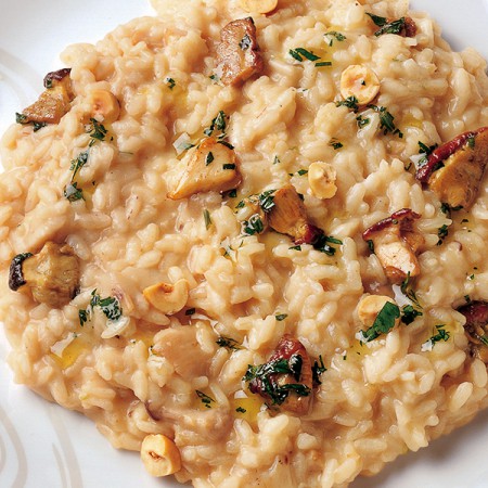 Mushroom and Hazelnut Risotto