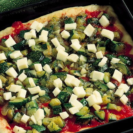 Pizza with Zucchini