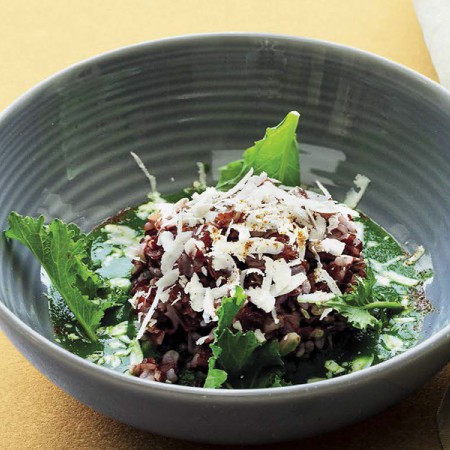 Red Rice with Broccoli Rabe and Ricotta