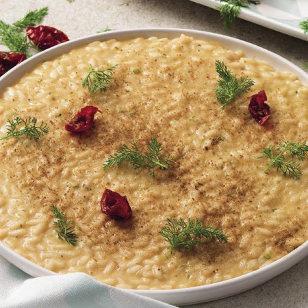 Sun-Dried Tomato and Fennel Risotto
