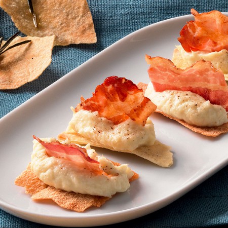 Cod Puree with Crispy Bread