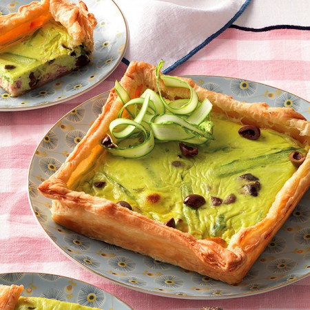 Savory Prosciutto and Asparagus Pie