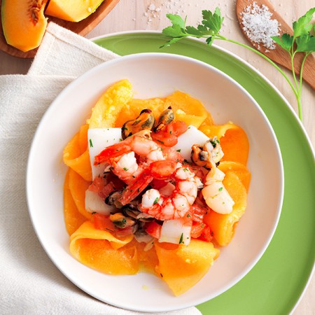 Ginger Melon with Seafood