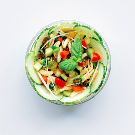 Malloreddus Pasta and Cucumber Salad