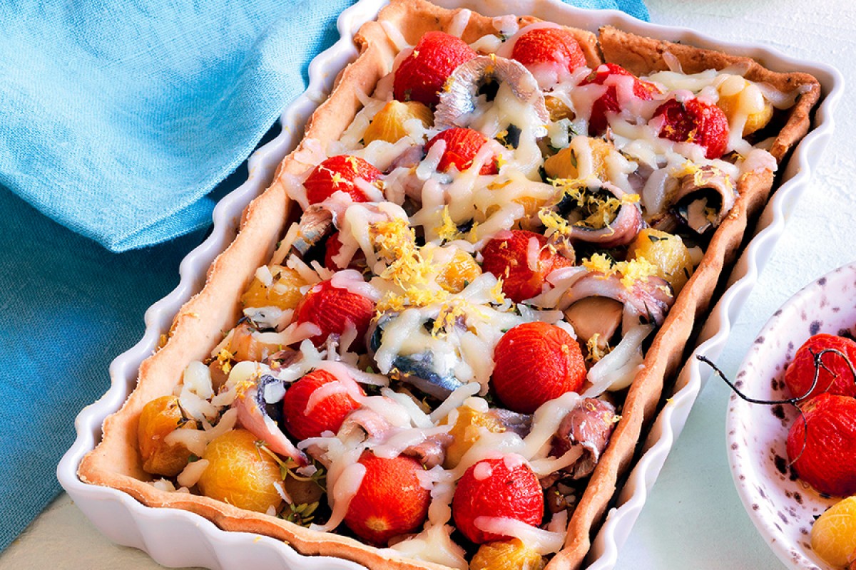 Savory Pie With Anchovies and Eggplant Recipe La Cucina Italiana