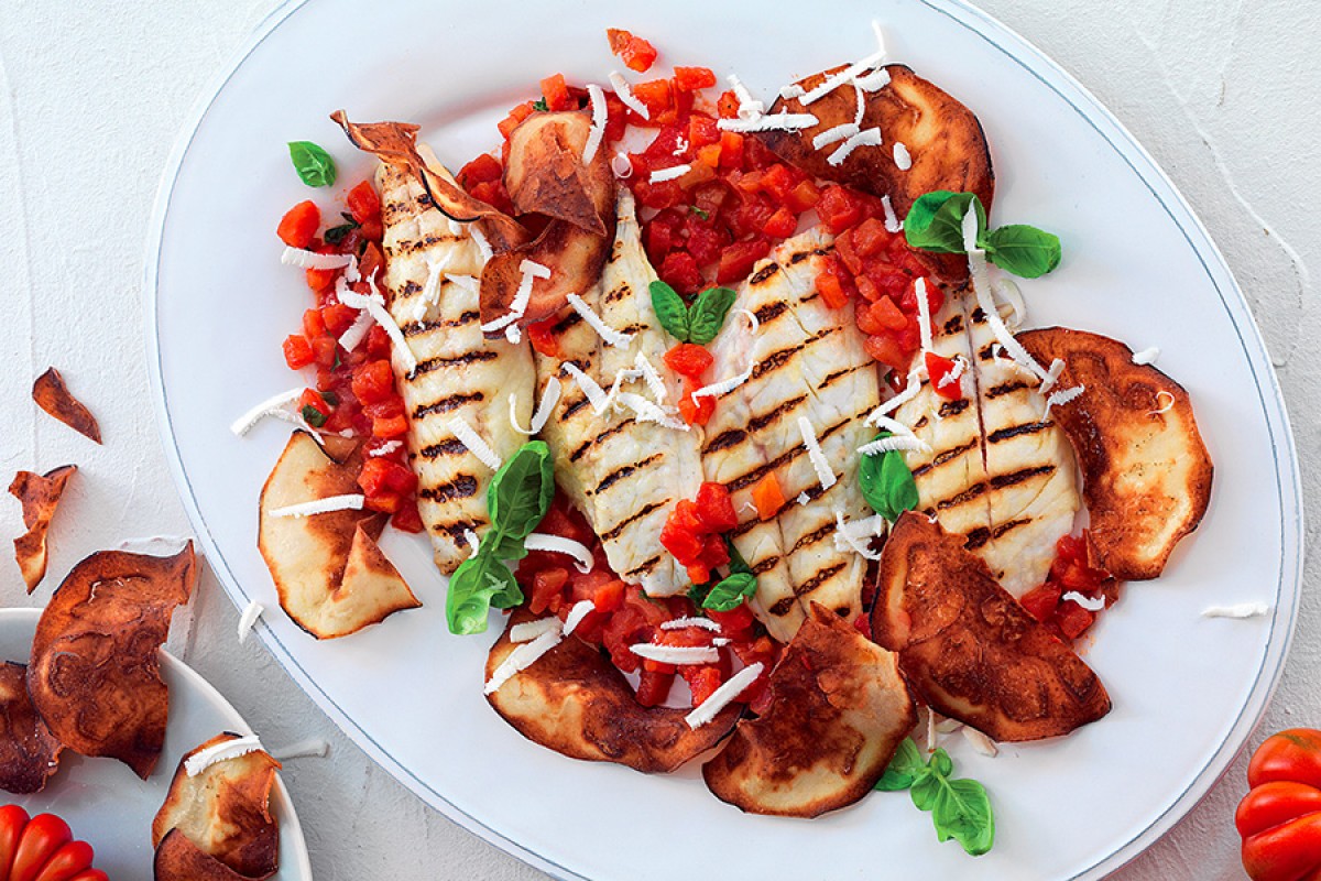 Grilled Sea Bream alla Norma-image