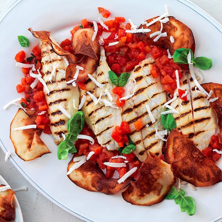Grilled Sea Bream alla Norma