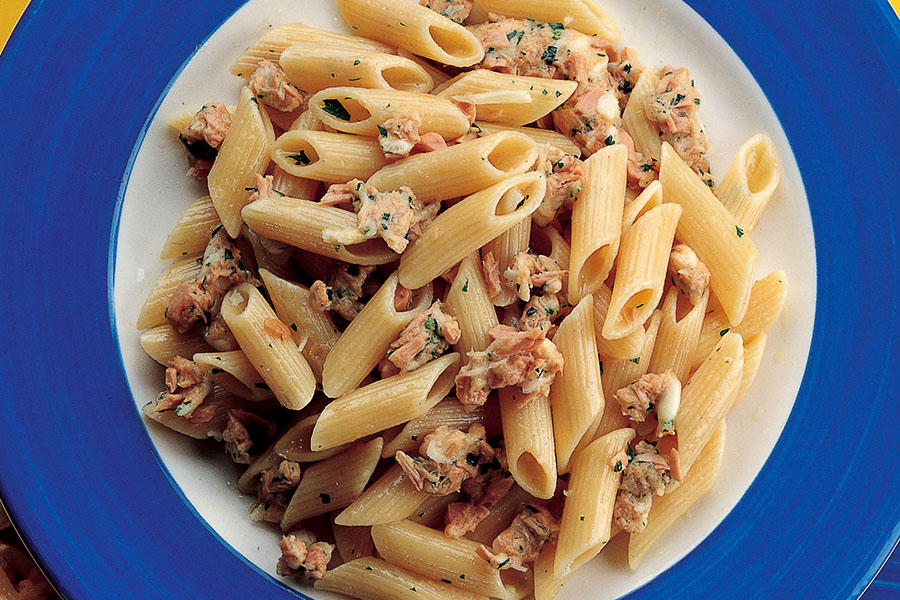 Mezze Penne with Tuna Recipe - La Cucina Italiana
