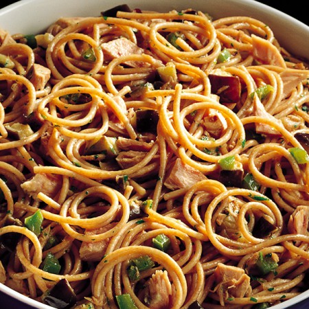 Whole Wheat Spaghetti With Tuna