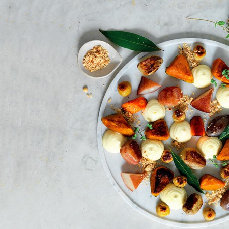 Roasted Vegetables and Taleggio Mousse