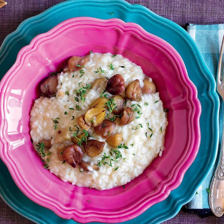 Risotto with Chestnuts and Thyme