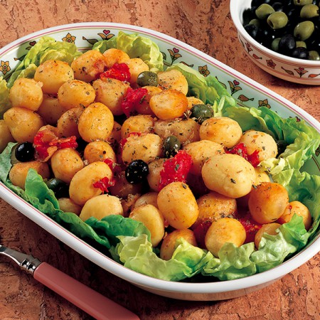 Oven Fried Potatoes and Olives alla Pizzaiola