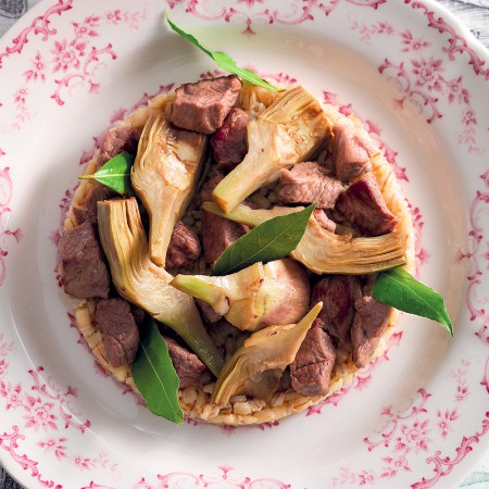 Lamb, Artichoke and Barley Stew