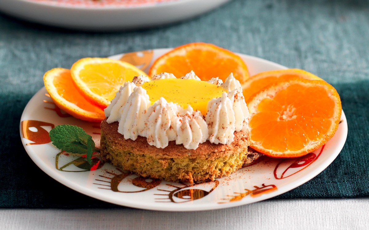 Pistachio MiniCakes with Tangerine Jelly Recipe La Cucina Italiana