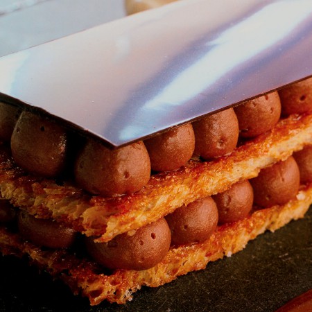 Milk Roll Sandwiches with Chocolate and Mascarpone