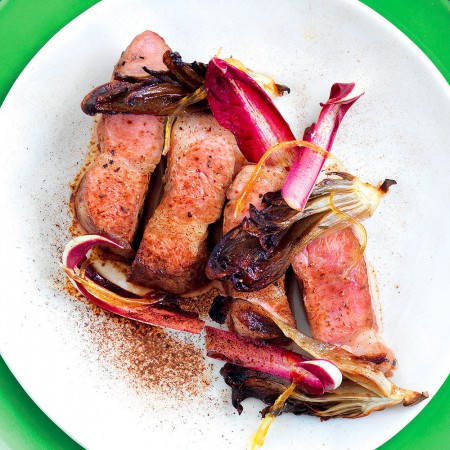 Coppa with Radicchio, Lemon and Licorice