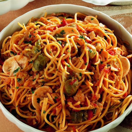 Spaghetti With Rustic Sauce
