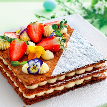 Millefeuille with Strawberries
