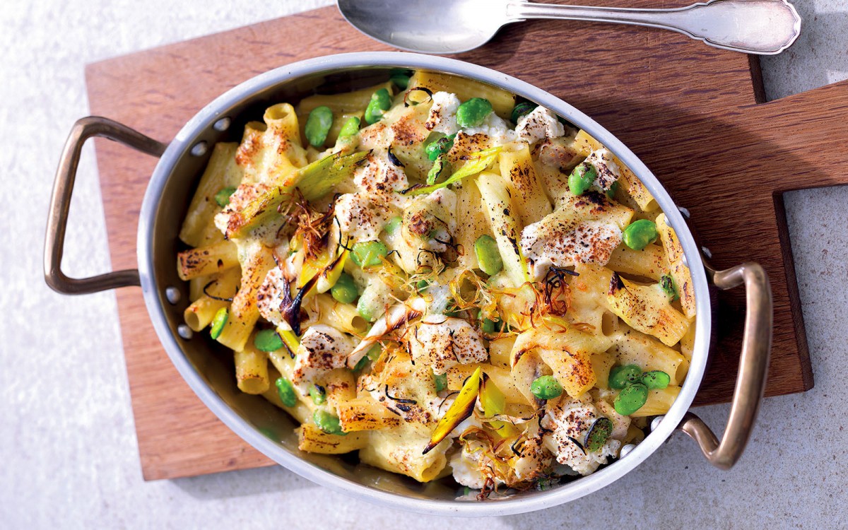 Baked Rigatoni with Chicken and Leek Puree Recipe - La Cucina Italiana