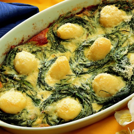New Potato and Agretti Casserole