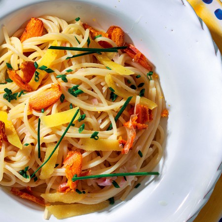 Spaghetti With Bottarga and Salted Lemon