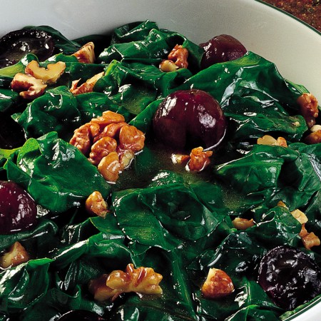 Chard with Walnut Vinaigrette