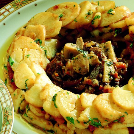 Potato Ring with Mushrooms
