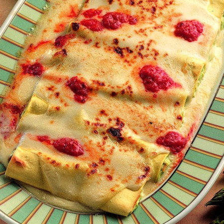 Chicken and Asparagus Cannelloni