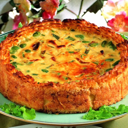 Potato and Cheese Flan