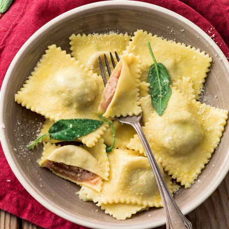 Spiced Potato Ravioli