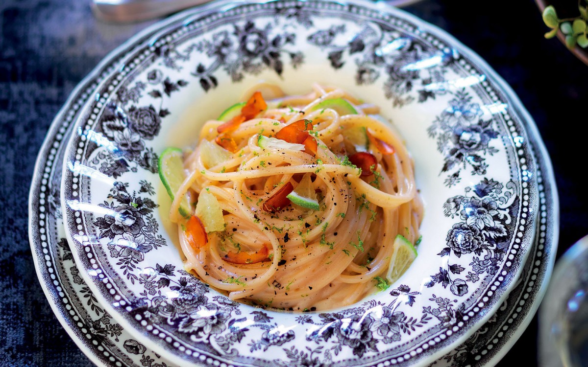 Cacio e Pepe Spaghetti With Mullet Roe-image