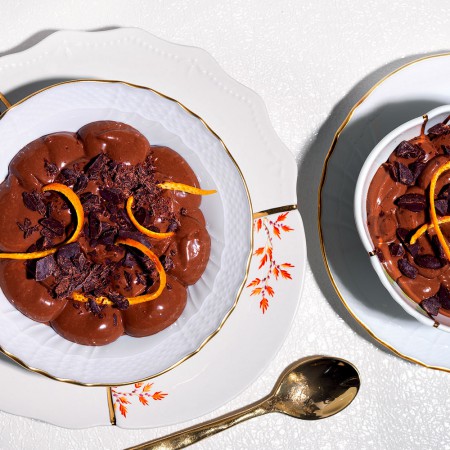 Chocolate Tangerine Pudding