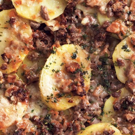 Potato Pot Pie with Mushroom Ragù