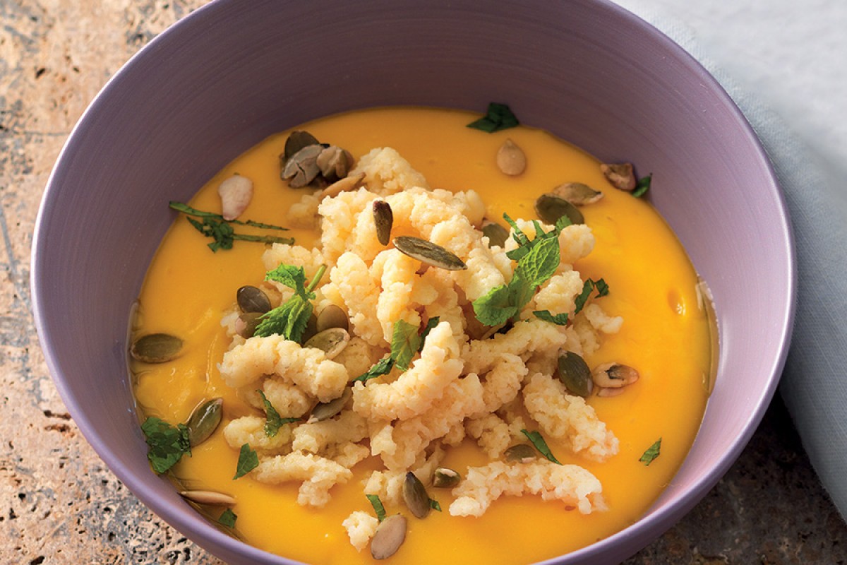 Passatelli in Pumpkin and Jerusalem Artichoke Sauce Recipe La Cucina