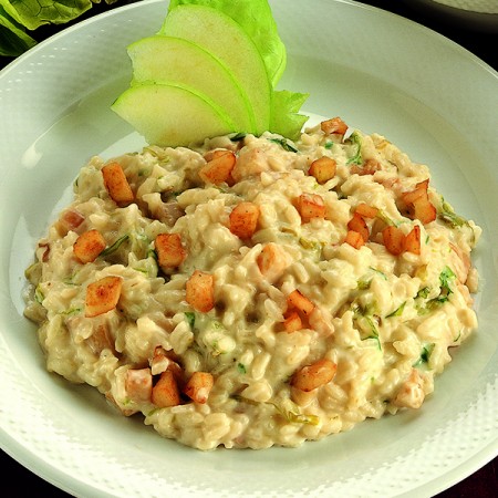Apple and Lettuce Risotto