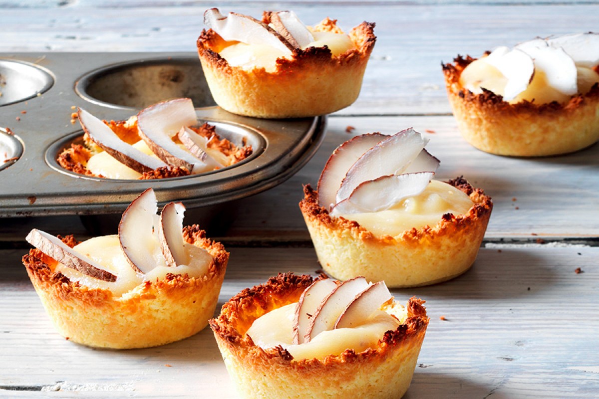 Coconut Tartlets Recipe - La Cucina Italiana