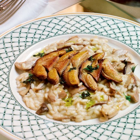 Porcini Mushroom Risotto with Calamint