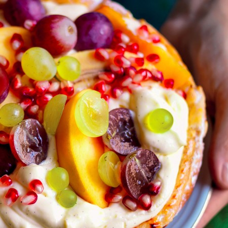 Puff Pastry Basket with Vanilla Cream