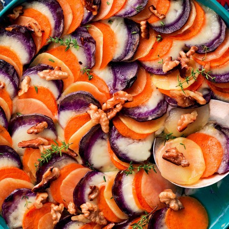 Colorful Ratatouille with Cheese