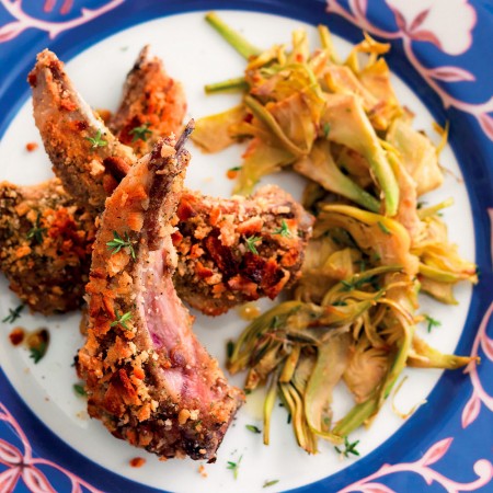 Lamb Chops With Artichokes