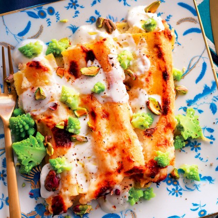 Stuffed Cannelloni with Gorgonzola and Ricotta