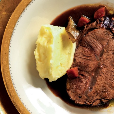 Barolo Pot Roast with Mashed Potatoes