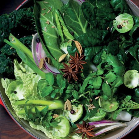 Green Broth with Anise and Cardamom