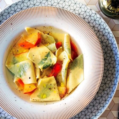 Maltagliati With Parsley in Broth