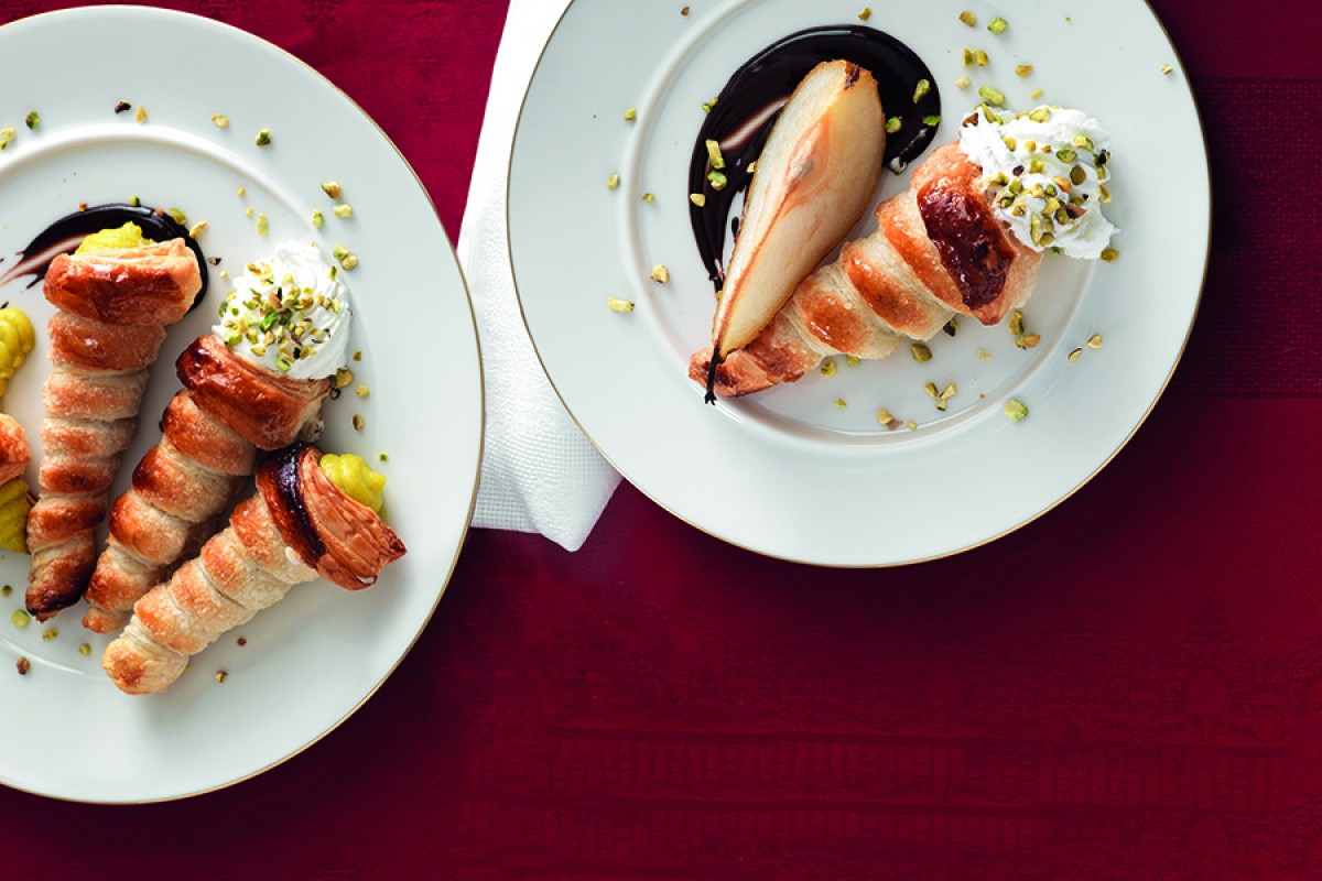 Pistachio Cream Horns Recipe La Cucina Italiana