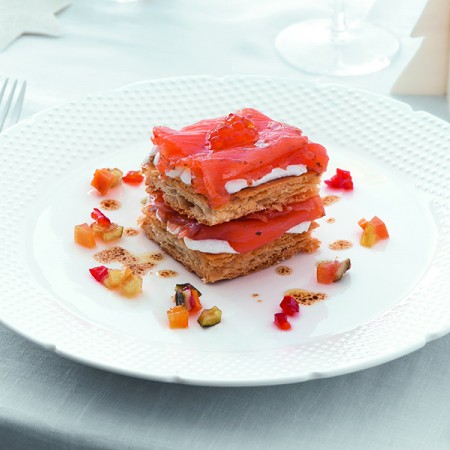 Salmon Millefeuille