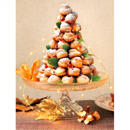 Beignet Tree with Lemon Cream
