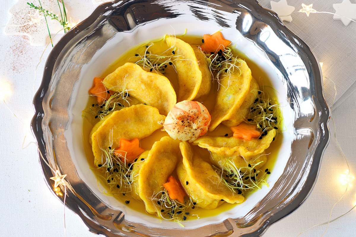 Italian Dumplings in Golden Broth Recipe La Cucina Italiana