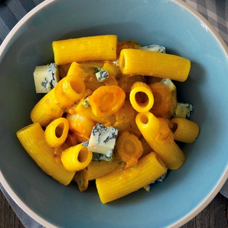 Tortiglioni with Gorgonzola and Endive