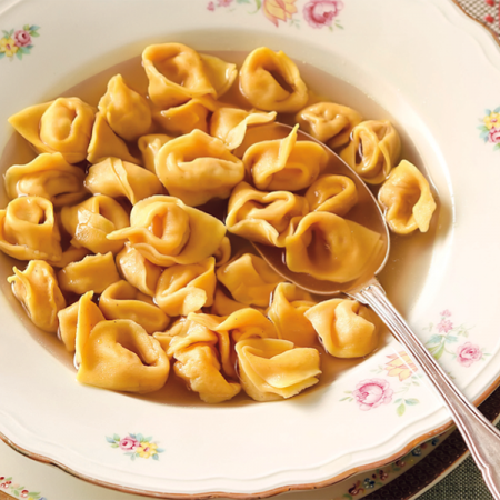 Tortellini with Parmigiano Broth